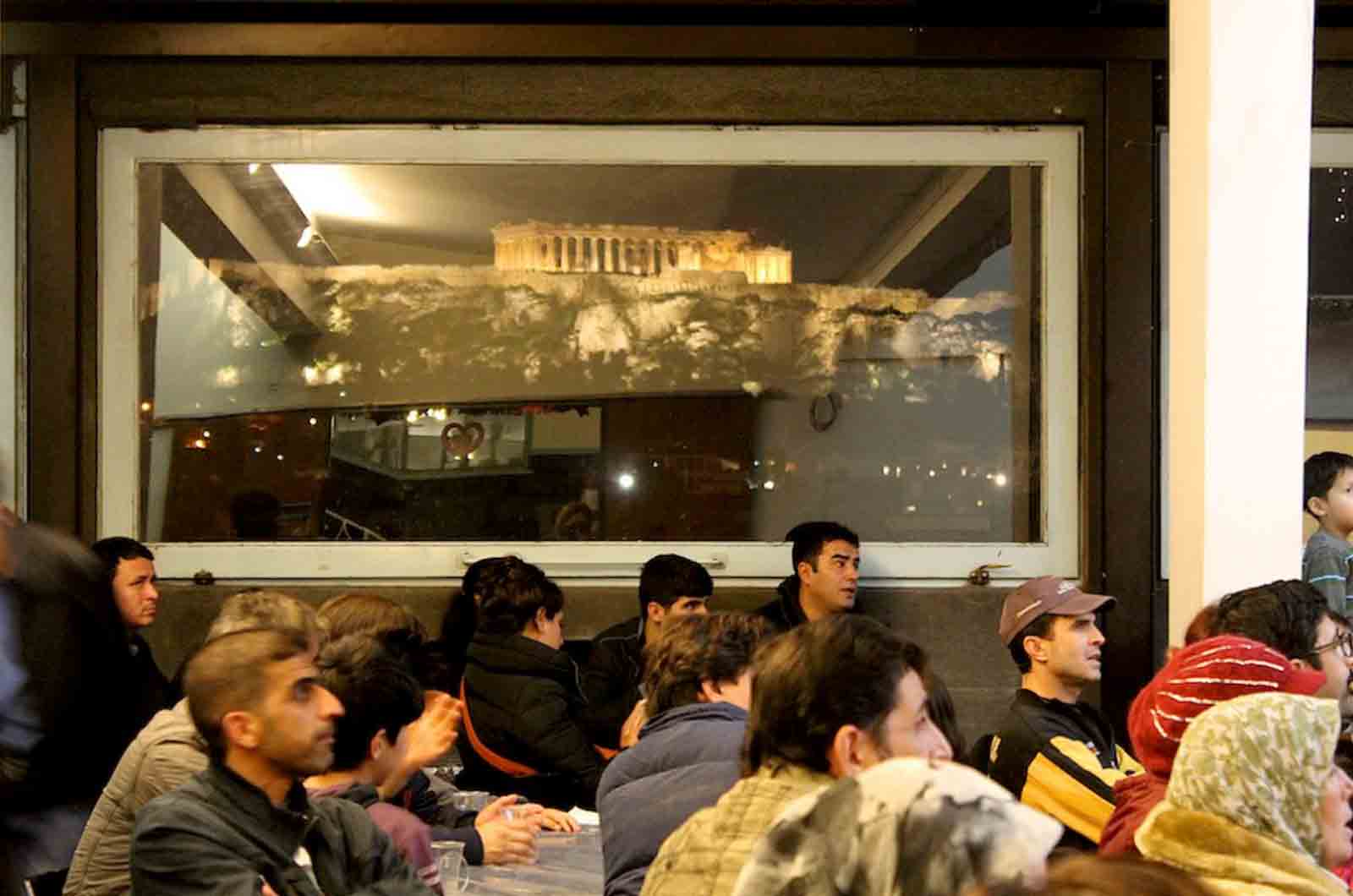 People in a room