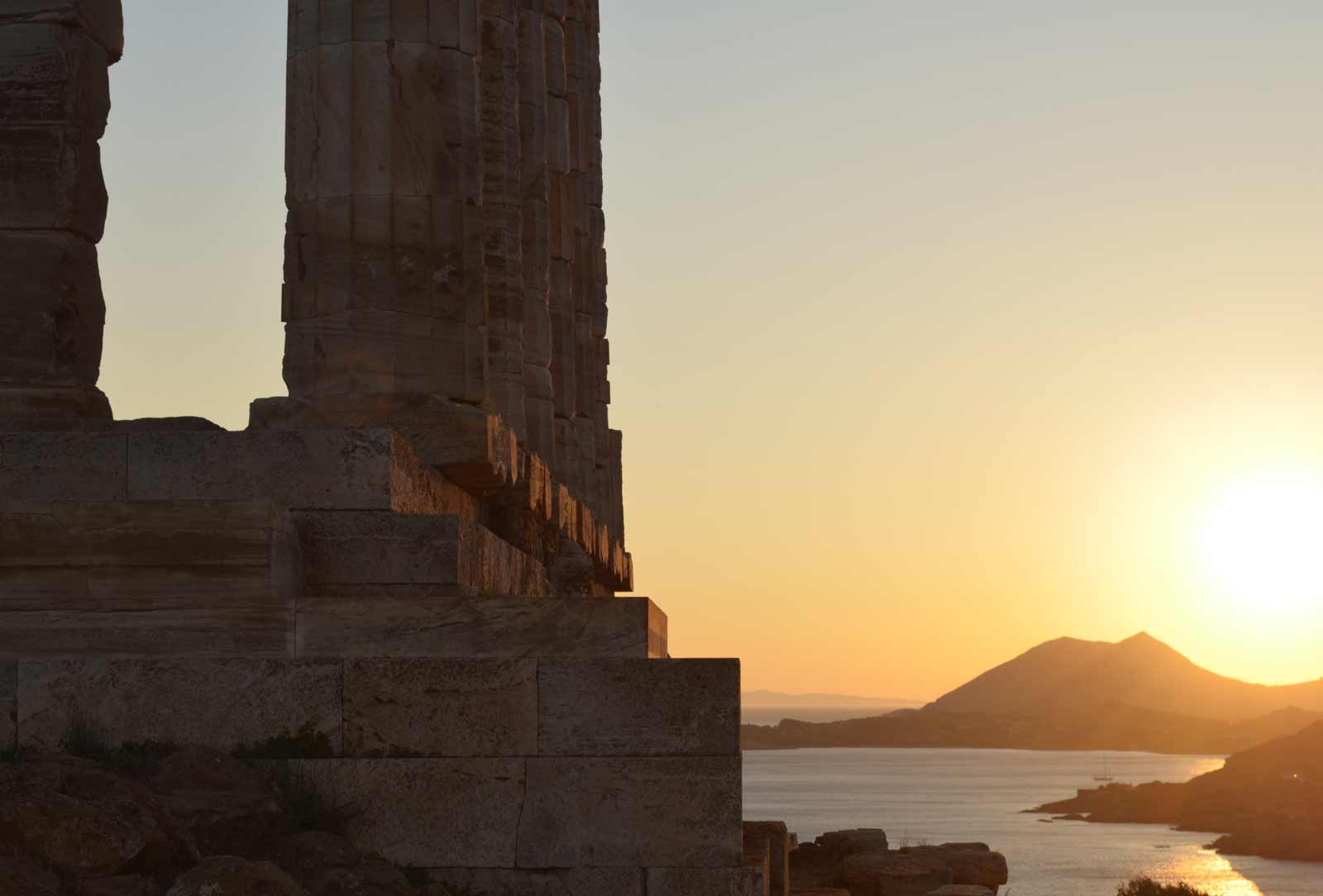 Sunset over Greece
