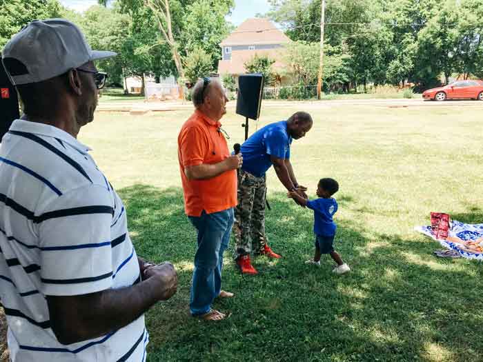 Tim Benson sharing on the origin of the partnership