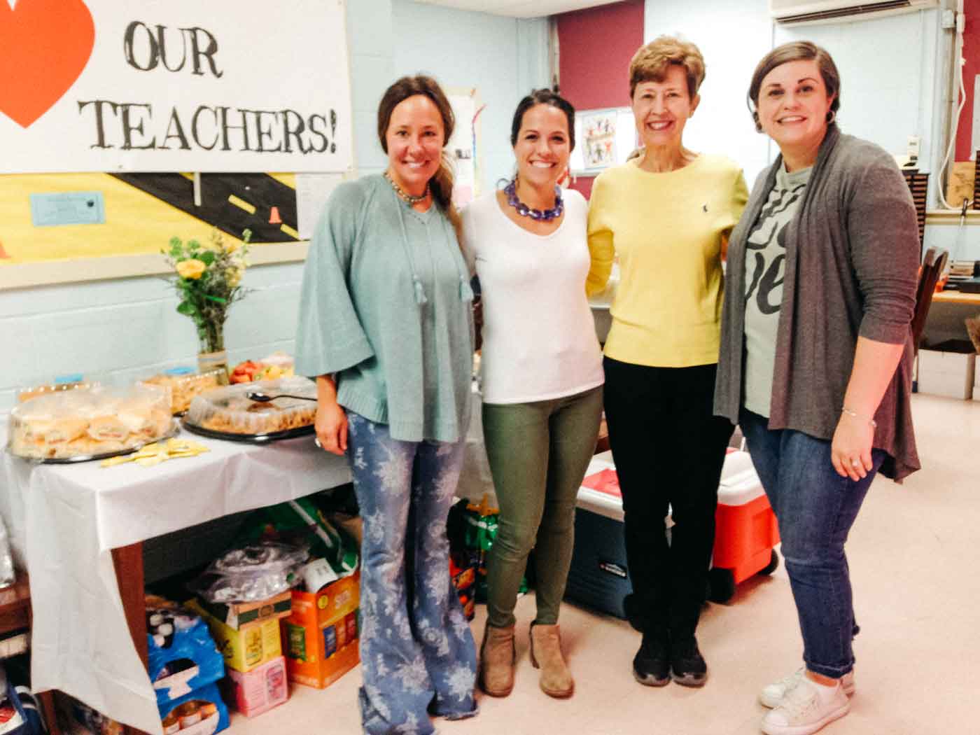 The January lunch partnered with Grace Community Church