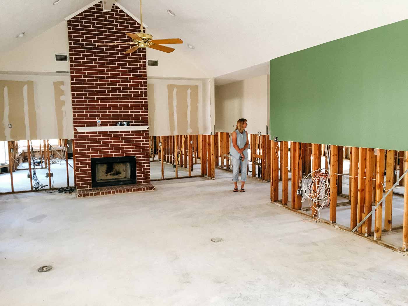 The inside of our living room