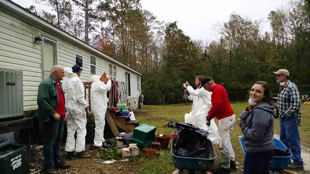 Getting ready to crawl back under the house
