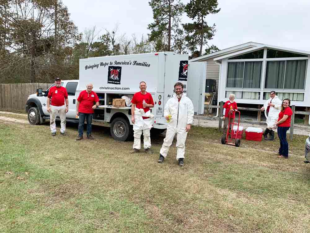 The crawl space insulation removal crew
