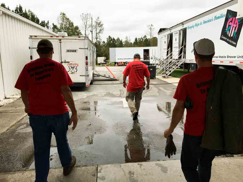 Deploying to another work site from Camp Hope