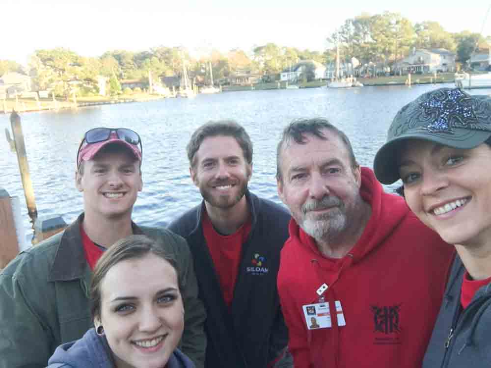 We made friends with other volunteers across the country