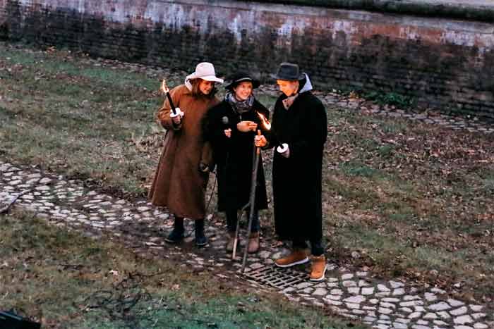 Shepherds in the field